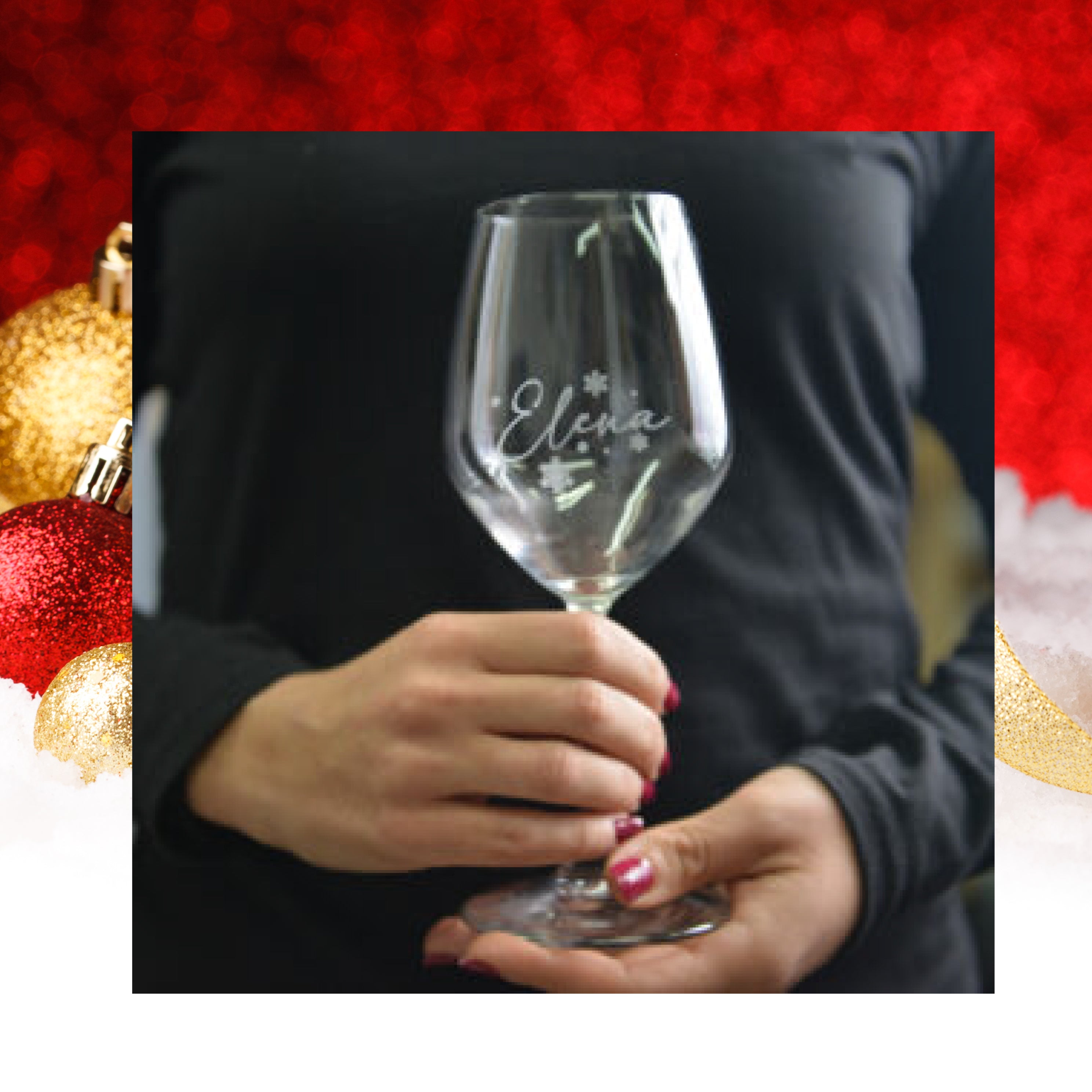 Calici natalizi personalizati